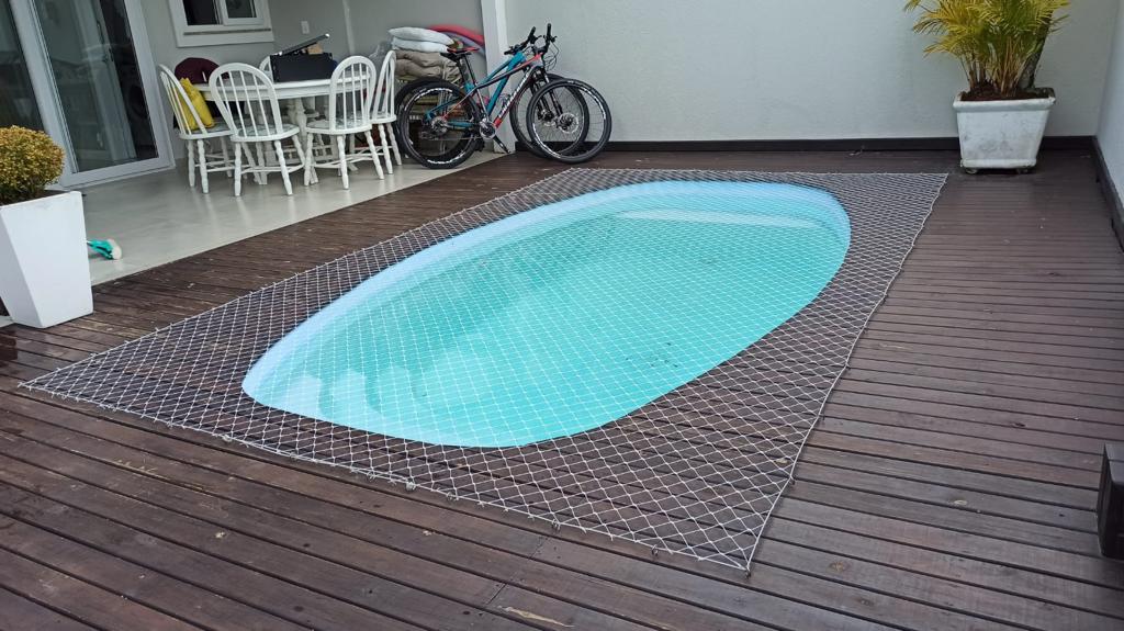 Telas de proteção para piscina